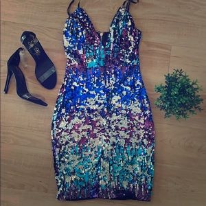 Fashion Nova Sequin Party Dress